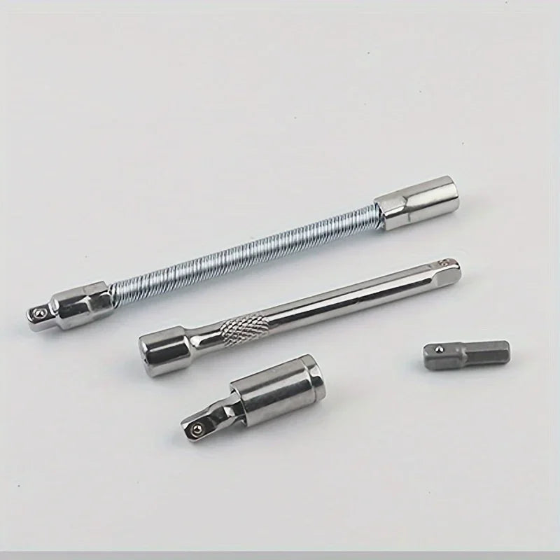 46pcs Car Repair Tool Kit  Ratchet Torque Wrench Spanner Screwdriver Socket Set Combo Tools Kit Bicycle Auto Repairing Tool Mech