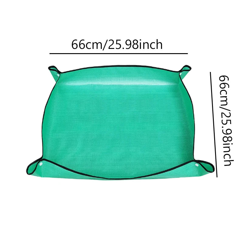 1pc Planting Mat Gardening Potting Pad Foldable Garden Plant Flower Pot Transplanting Waterproof Mats