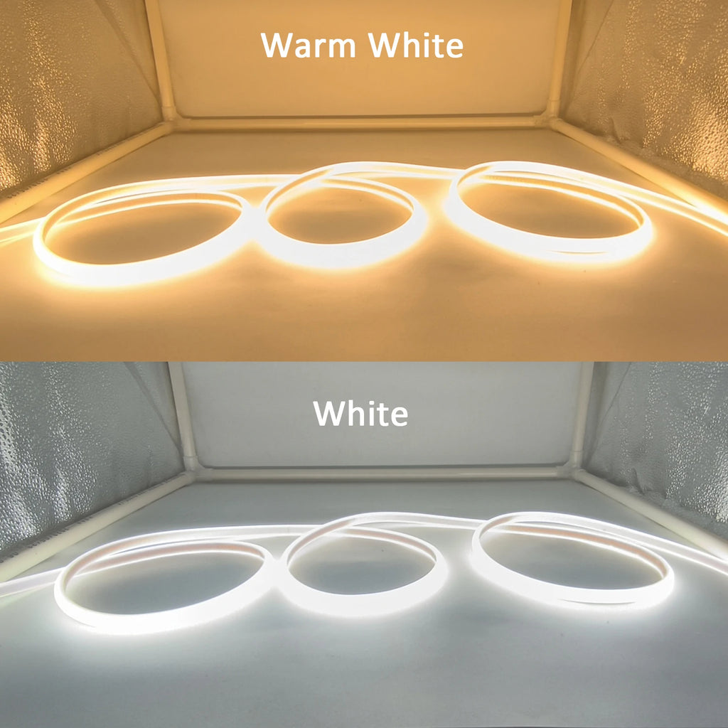 220V Led Strip High Brightness COB LED Strip 220V Flexible Ribbon for Room Bedroom Kitchen Outdoor Garden Lighting